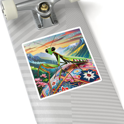 The Joyful Mantis Kiss-Cut Stickers (4 Sizes)