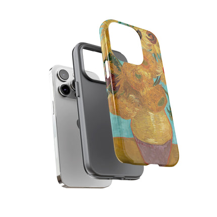 Vase with Twelve Sunflowers by Vincent Van Gogh Phone Cases