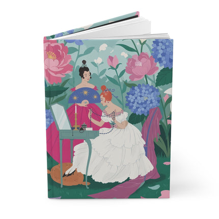 💎🌸 The Ladies Of The Garden Dressing Table Hardcover Journal – Art Deco Floral Elegance