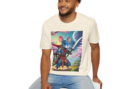 Cyber Samurai Rat Softstyle T-Shirt