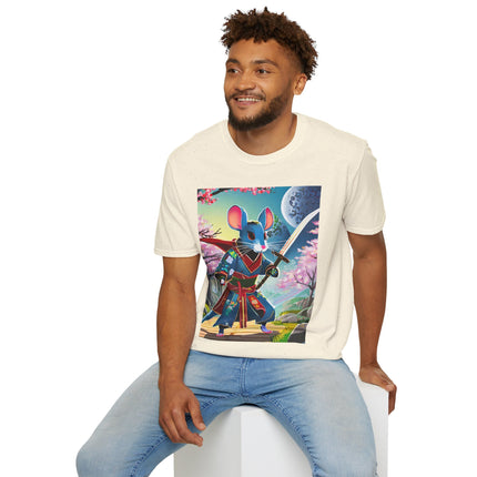 Cyber Samurai Rat Softstyle T-Shirt