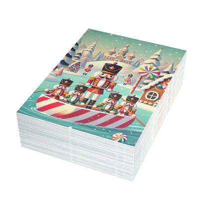 Nutcracker Candy-Striped Adventure Postcard Bundles (envelopes included)