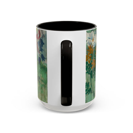 Flowers by August Babberger Colorful Mugs (11oz, 15oz)