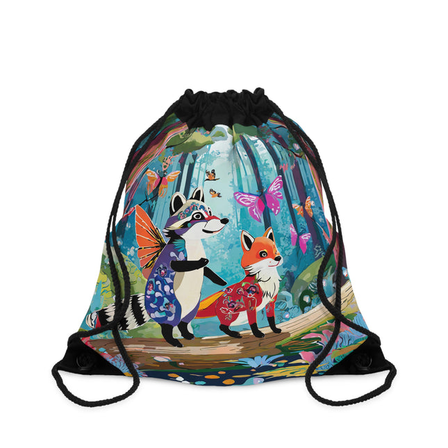 Whimsical Woodland Drawstring Bag