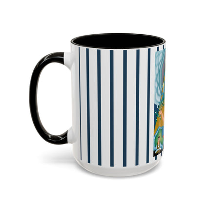 Art Deco Christmas Elegance Colorful Mugs (11oz, 15oz)