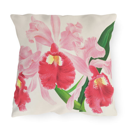 Cattleya Gigas by Jean Jules Linden Outdoor Pillows