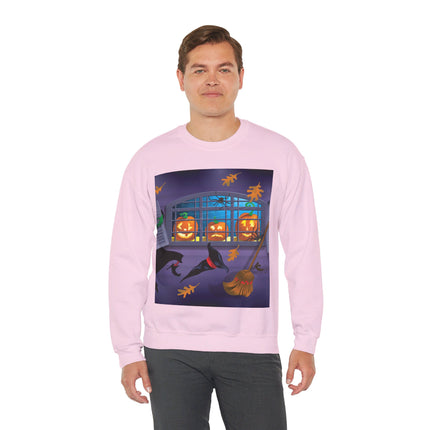 Whimsical Halloween Mischief Unisex Heavy Blend™ Crewneck Sweatshirt