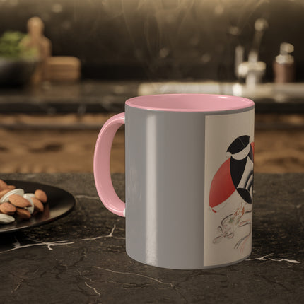 Illustrations of Japanese Toys Pl.056 by Kawasaki Kyosen Colorful Mugs, 11oz
