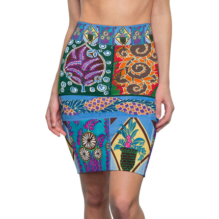 Floral Design by Emile-Alain Séguy Women's Pencil Skirt (AOP)