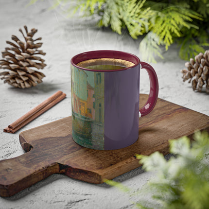 La Fontaine, Saint-Paul De Vence by Henri Le Sidaner Colorful Mug