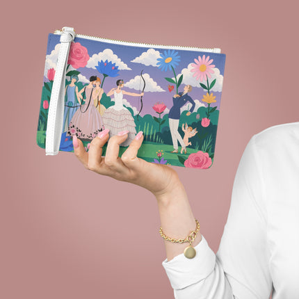 🏹🌸 Cupid’s Arrow Clutch Bag – Art Deco Garden Romance