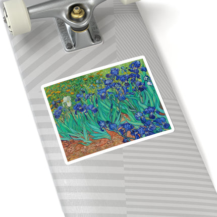 Irises by Vincent Van Gogh Kiss-Cut Stickers (4 Sizes)