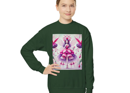 Fuchsia Fairy Youth Crewneck Sweatshirt
