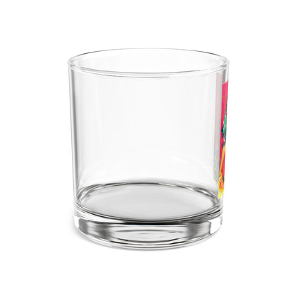 Art Deco Christmas Enchantment Rocks Glass, 10oz