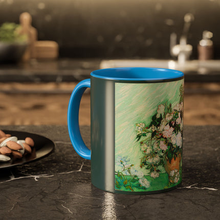 Roses by Vincent Van Gogh Colorful Mugs (11oz, 15oz)