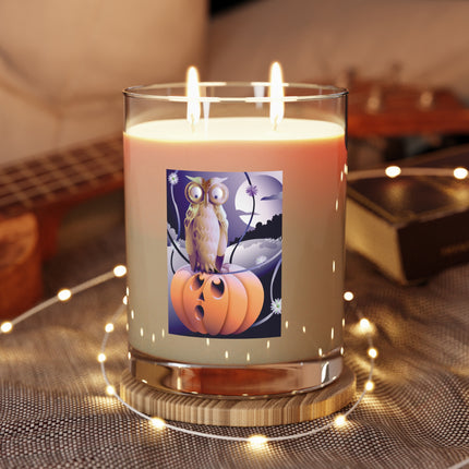 The Startled Pumpkin Scented Candle - Full Glass, 11oz
