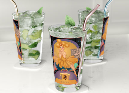 November & Topaz Zodiac Acrylic Pint Glass