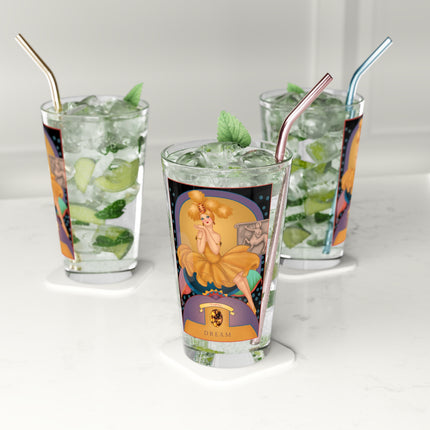 November & Topaz Zodiac Acrylic Pint Glass