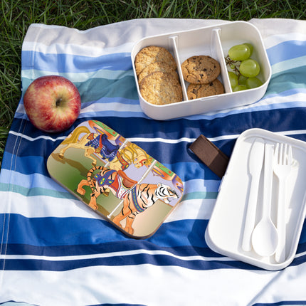 Gilded Carousel: Horse &  Tiger Bento Lunch Box
