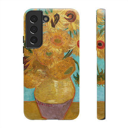 Vase with Twelve Sunflowers by Vincent Van Gogh Phone Cases