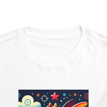 Starry Sky Dragon Toddler Short Sleeve Tee
