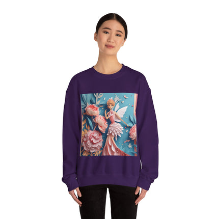 Peony Fairy Unisex Heavy Blend™ Crewneck Sweatshirt