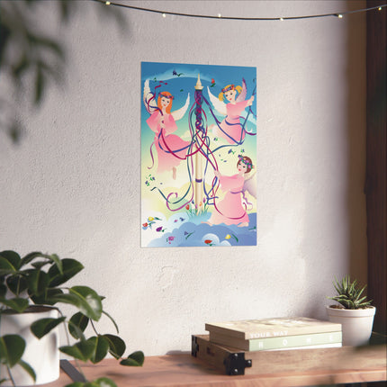 Angelic Revelry Premium Matte Vertical Posters