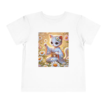 Daisy Chain Whimsy Toddler Short Sleeve Tee
