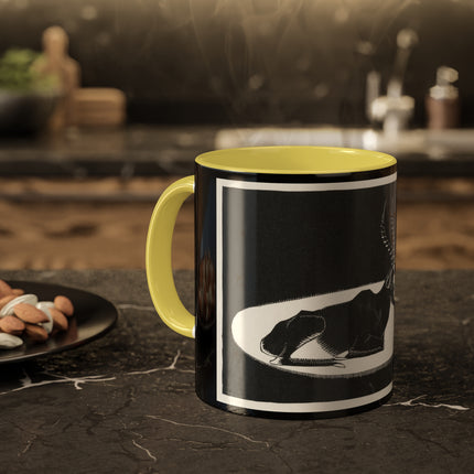 “Goat” (“Blesbok”) by Samuel Jessurun de Mesquita Colorful Mugs, 11oz
