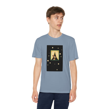 Playful Paws Youth Competitor Tee – Vintage Charm & Curious Adventure