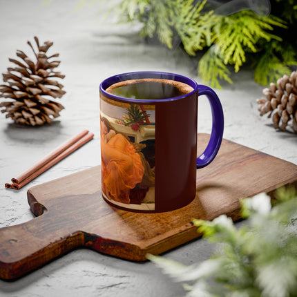 Flaming June by Frederic Leighton Colorful Mugs (11oz, 15oz)