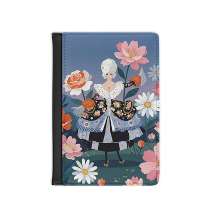 🌸🎀 The Grand Floral Promenade Passport Cover – Art Deco Fashion Fantasy