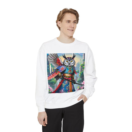 Cyberpunk Samurai Owl Sweatshirt