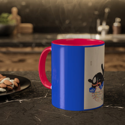 Illustrations of Japanese Toys Pl.009 by Kawasaki Kyosen Colorful Mugs, 11oz