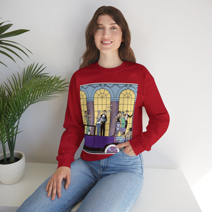 Au Revoir by George Barbier Heavy Blend™ Crewneck Sweatshirt