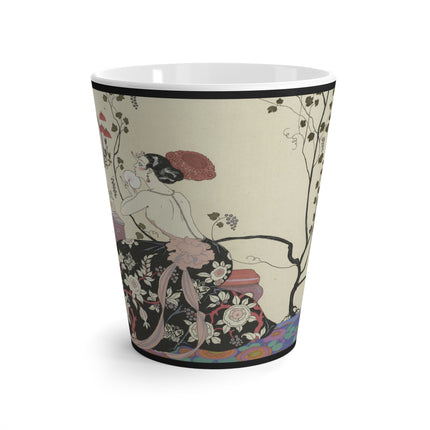 Le Grand Décolletage by George Barbier Latte Mug