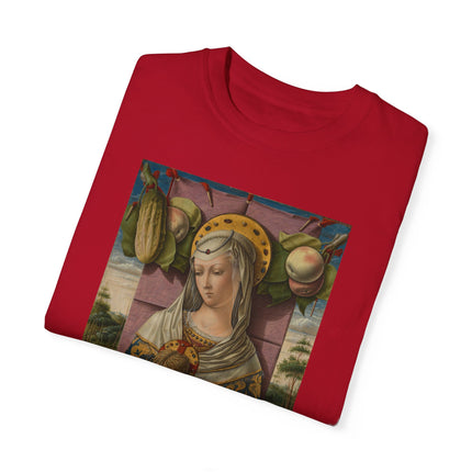 Madonna and Child by Carlo Crivelli Unisex Garment-Dyed T-shirt