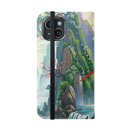 🐘⚔️ Cyberpunk Elephant Samurai Flip Case – Ancient Wisdom & Neon Power