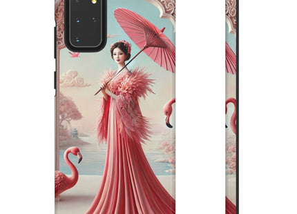 Petals, Porcelain, and Flamingos Phone Cases