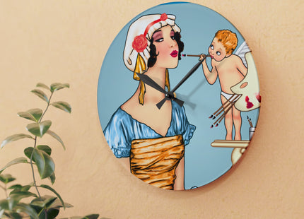 The Enchanting Painter Acrylic Wall Clock
