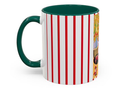 Art Deco Christmas Colorful Mugs (11oz, 15oz)