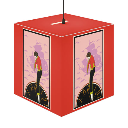 Woman Waiting for her Beloved at 1:59 by Kobayashi Kaichi Light Cube Lamp