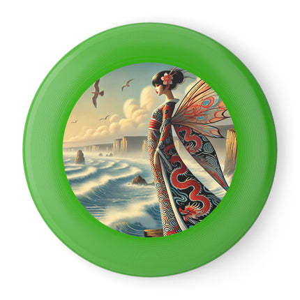 Coastal Fairy Wham-O Frisbee – Serene Wings & Dragon Tides