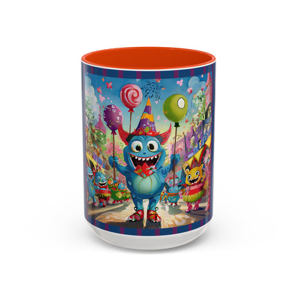 Monster Parade Madness Colorful Mugs (11oz, 15oz)