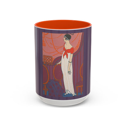 L’Entracte by Georges Lepape Colorful Mugs (11oz, 15oz)