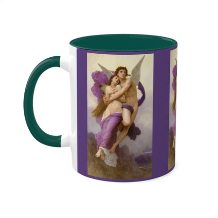 The Abduction of Psyche by William Bouguereau Colorful Mugs, 11oz