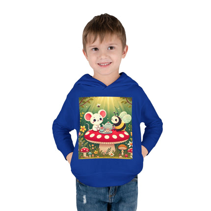 Tea Time Friends Toddler Pullover Fleece Hoodie