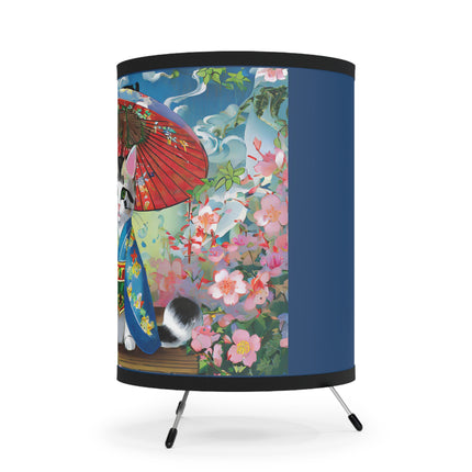 Kimono Kitties Tripod Lamp