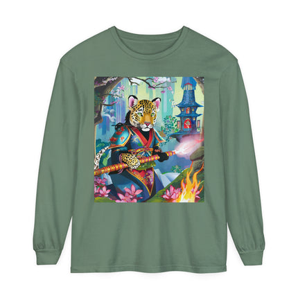 Cyberpunk Leopard Long Sleeve T-Shirt