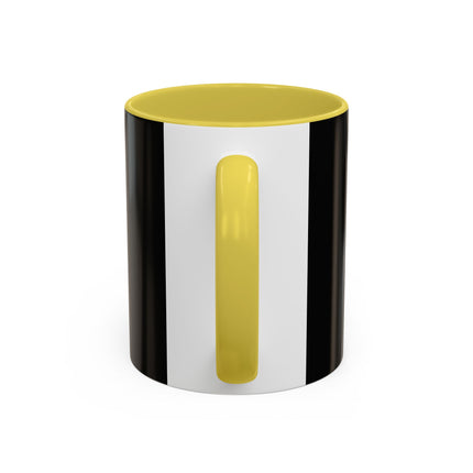 The Lady of Silver Umbrellas Colorful Mug (11oz, 15oz) – Art Deco Mystery, Elegant Fashion & Silver Dreamscape